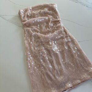 ZARA SEQUIN MINI DRESS